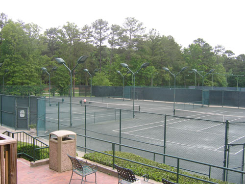Photo of courts at Samford University